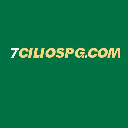 Logo da 7CILIOSPG